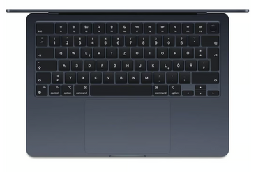 MacBook Air 13.6" (2024) - Apple M3 avec CPU 8 cœurs et GPU 8 cœurs - 8Go RAM - SSD 256Go - QWERTZ - Allemand