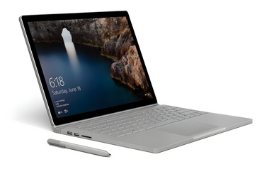 Microsoft Surface Book 1703 13" Core i7 2.6 GHz - SSD 512 Go - 16 Go QWERTZ - Allemand