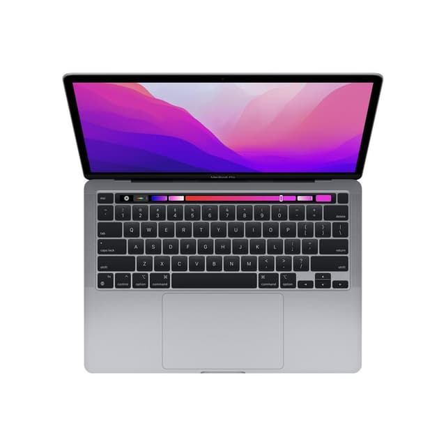 MacBook Pro 13.3" (2022) - Apple M2 avec CPU 8 cœurs et GPU 10 cœurs - 8Go RAM - SSD 256Go - QWERTY - Anglais