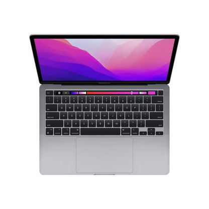 MacBook Pro 13.3" (2022) - Apple M2 avec CPU 8 cœurs et GPU 10 cœurs - 8Go RAM - SSD 256Go - QWERTY - Anglais